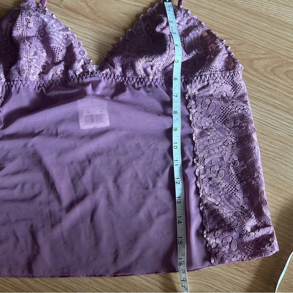 NWT Inner Self Chantilly Mesh Cami Top XL